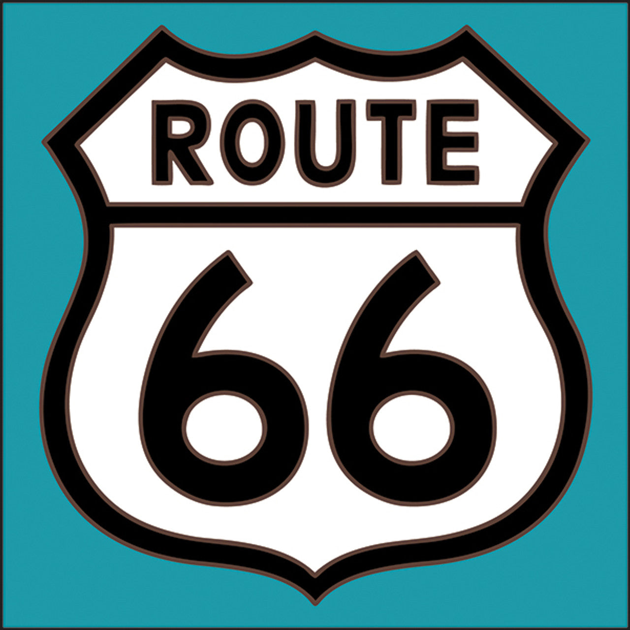 Route 66 Sign Tile