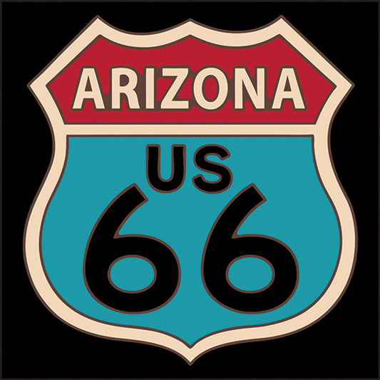 Route 66 Arizona Sign Tile