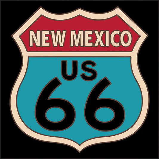 Route 66 New Mexico Sign Tile