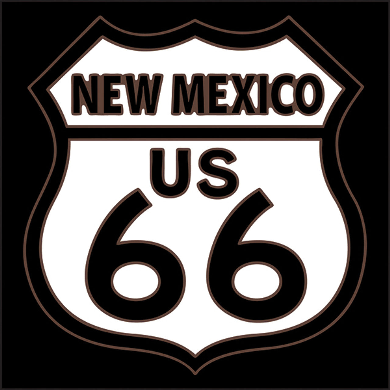 Route 66 New Mexico Sign Tile