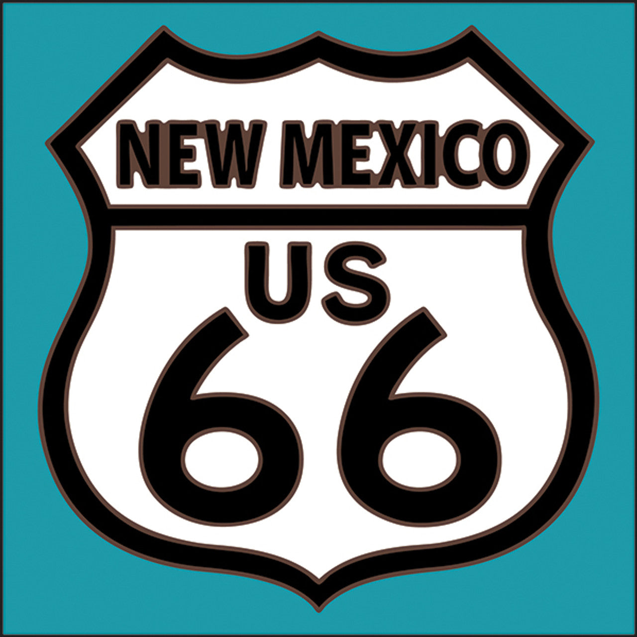 Route 66 New Mexico Sign Tile