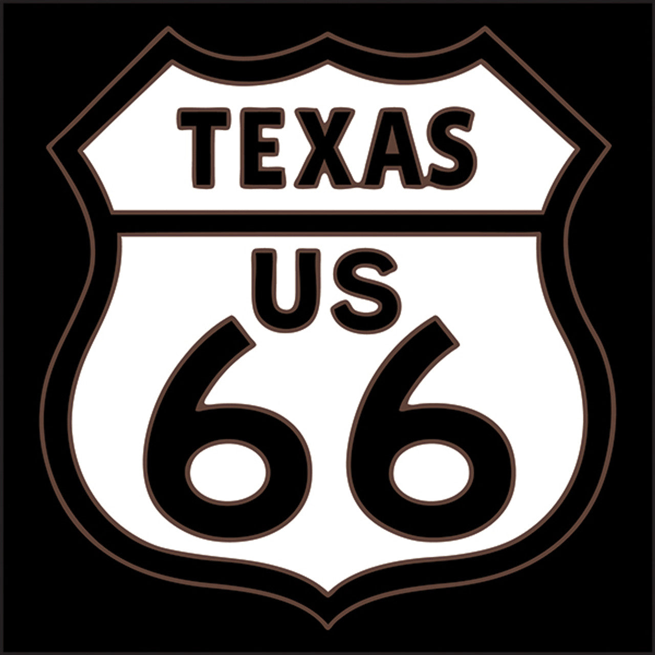 Route 66 Texas Sign Tile