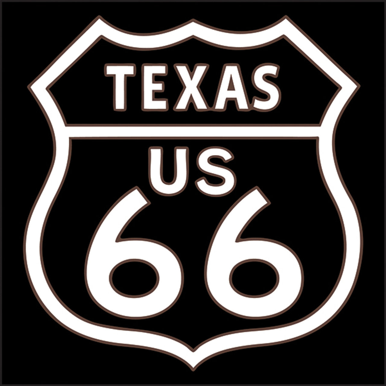 Route 66 Texas Sign Tile