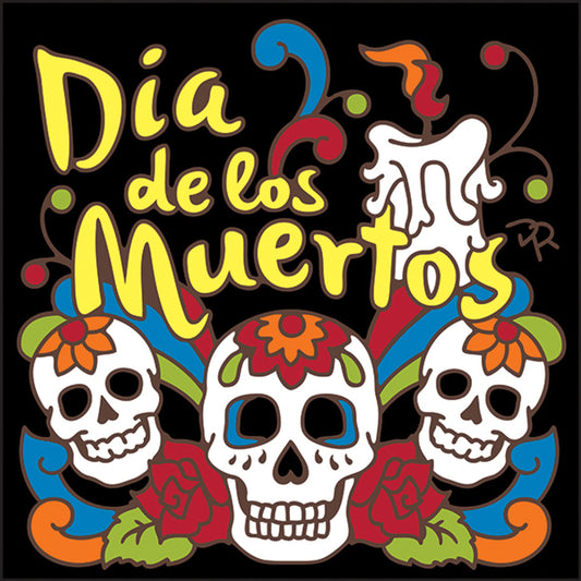 Day of the Dead / Dia De Los Muertos Tile
