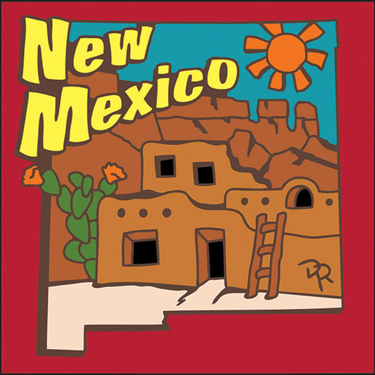 New Mexico Postcard Tile