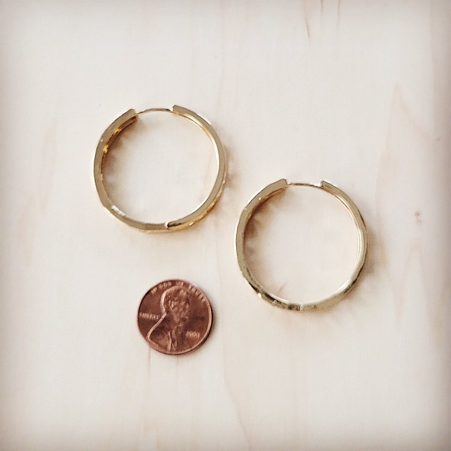 The Jewelry Junkie Geometric Sparkle Statement Gold Hoop Earrings 219ck