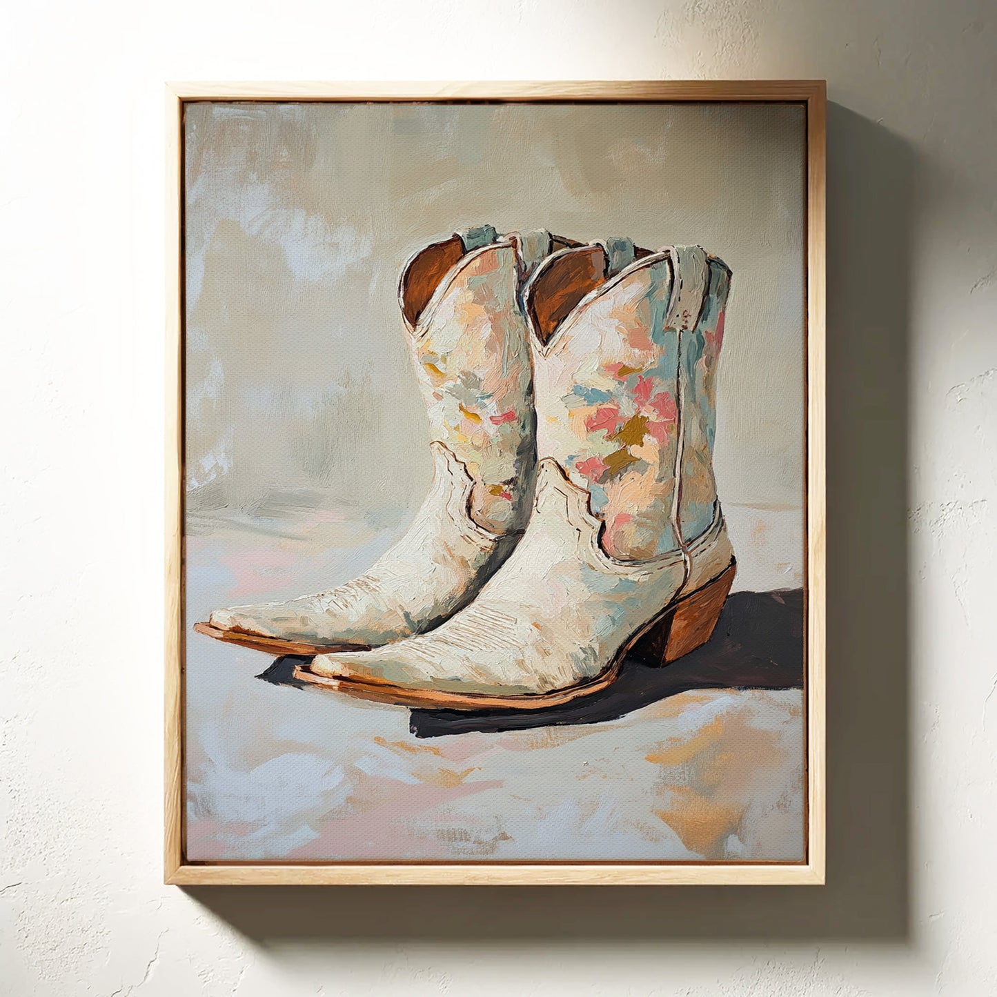 Painted Soles: Floral Cowgirl Boots