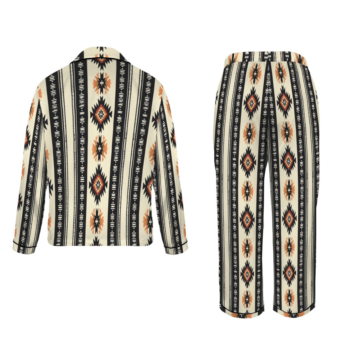 Colores de Mexico Southwestern Aztec Satin pajamas