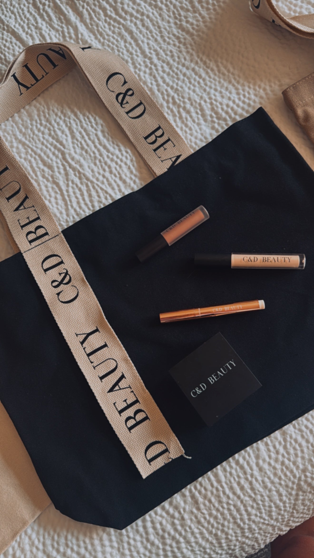 C & D Beauty Canvas Tote