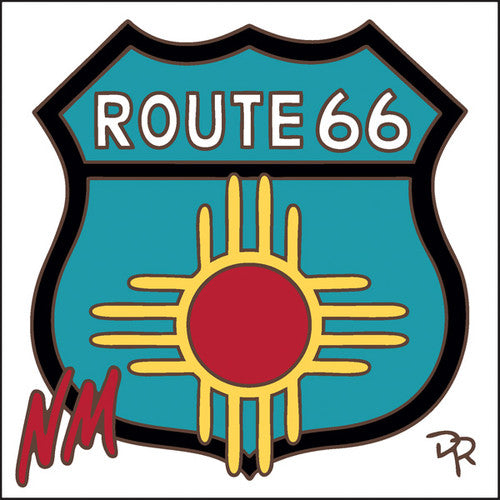 New Mexico Route 66 Zia Sign Tile
