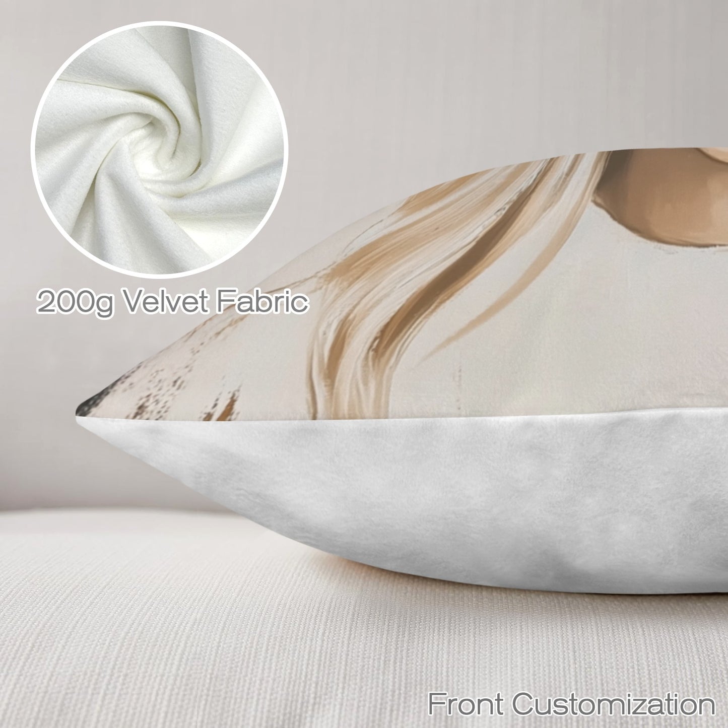 Baha Ranch Cowgirl Blonde Velvety Soft Throw Pillow Case Made in America