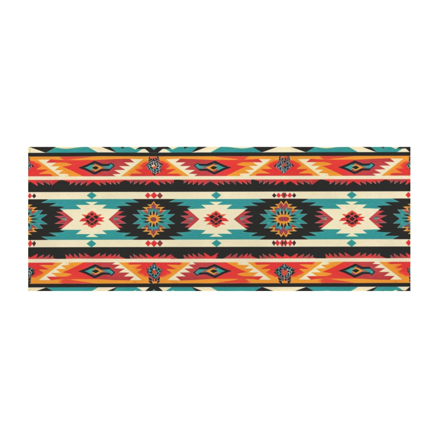 Baha Ranch Southwestern Aztec Indoor Runner Rug  60" x 22" Made in America