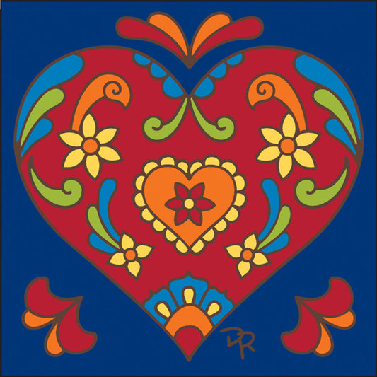 Talavera Heart Tile