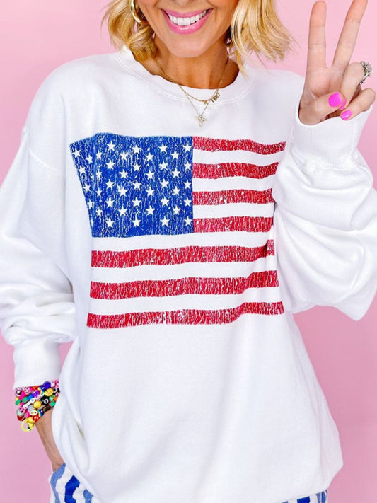 US Flag Sweatshirt