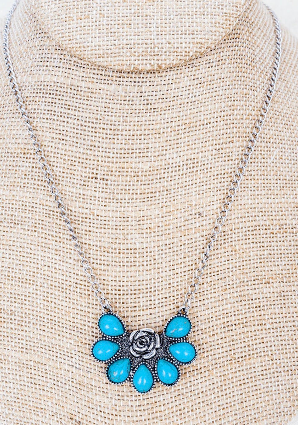 Turquoise Rosecrest Silverton Necklace