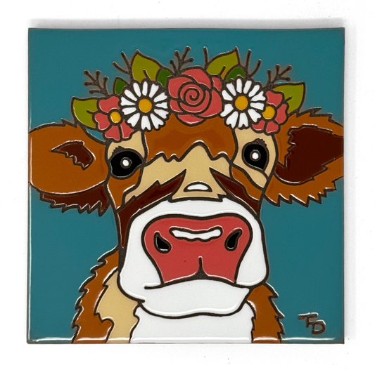 Farmhouse Cow Tile