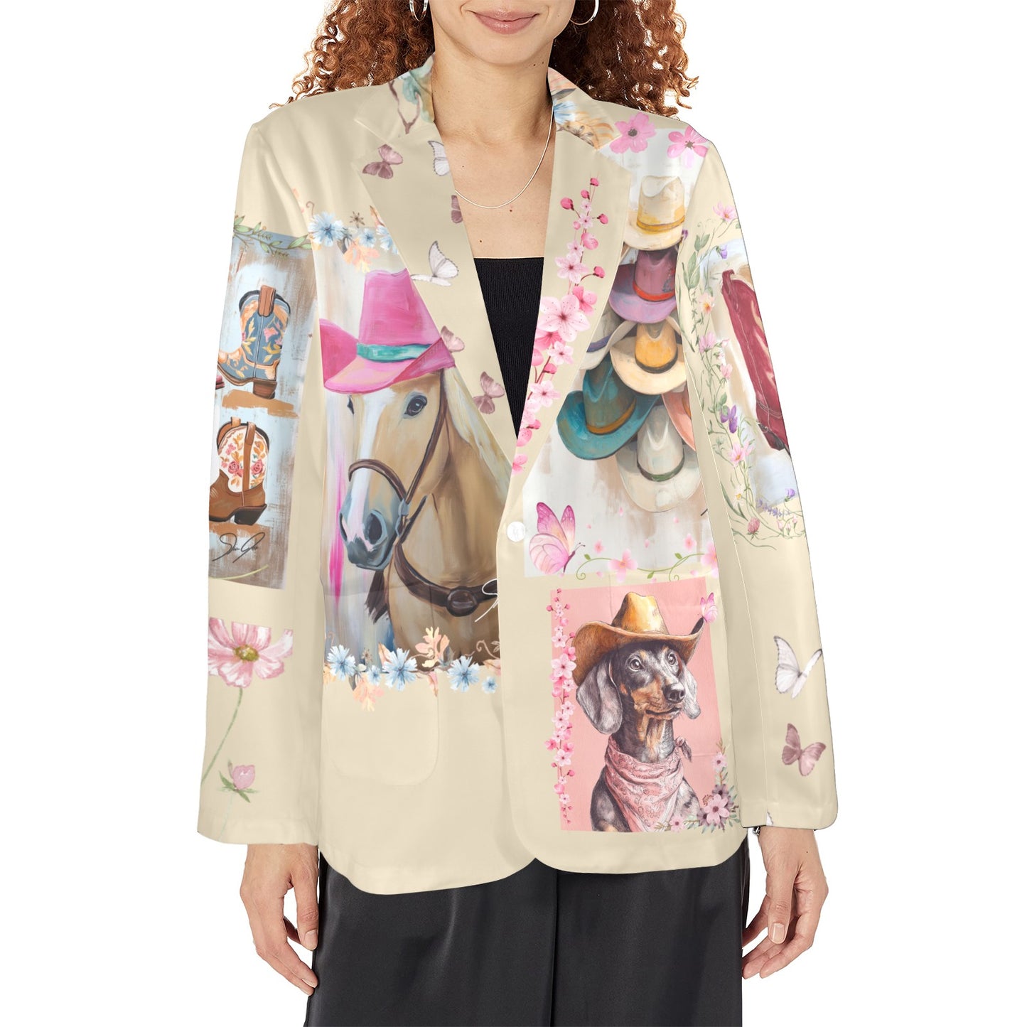 Danilo Painted Cowgirl Western Blazer