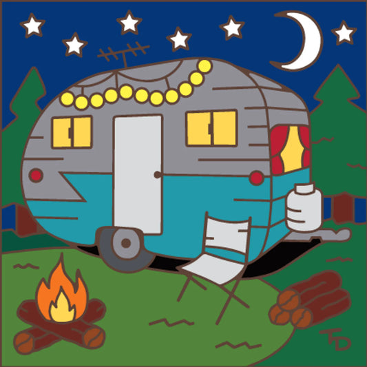 Moonlit Camper Tile