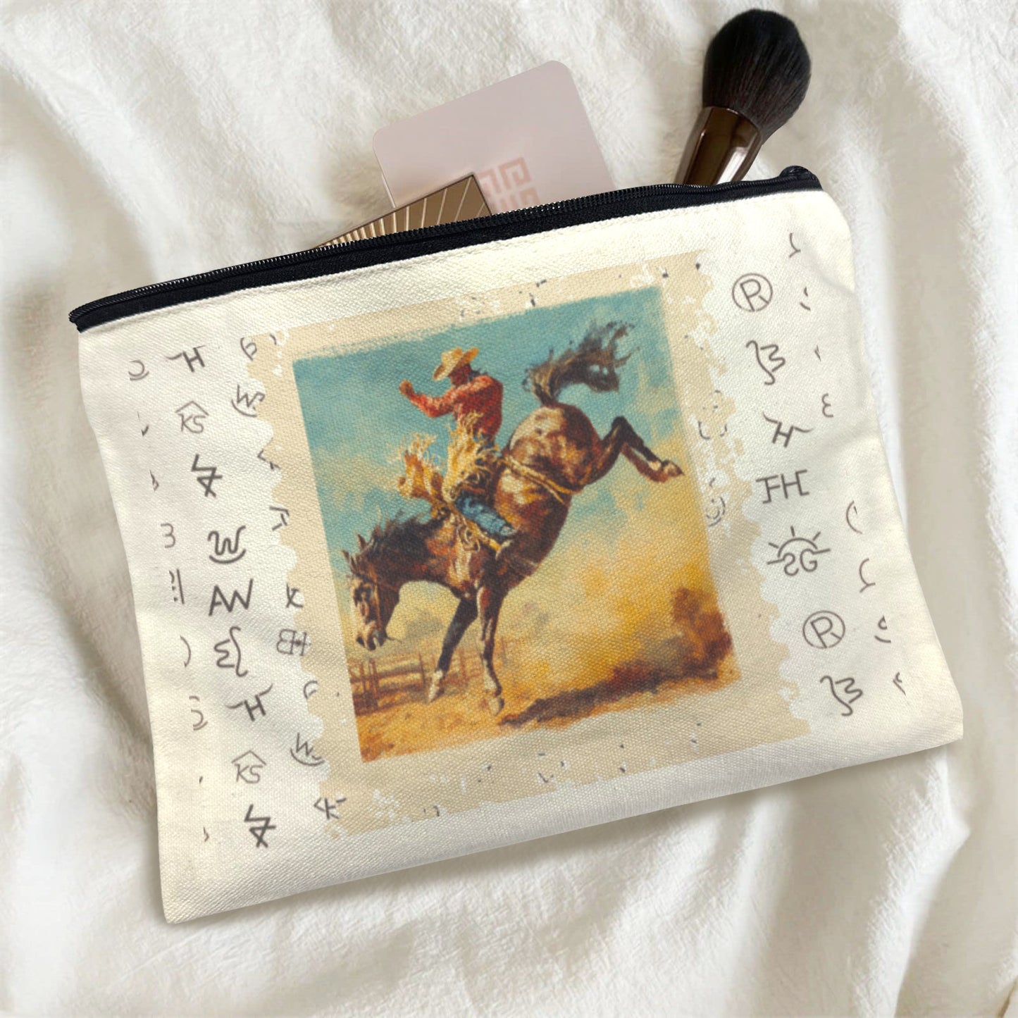Rodeo Cowboy #1 set of 5 bags Cosmetic Bag Made in America