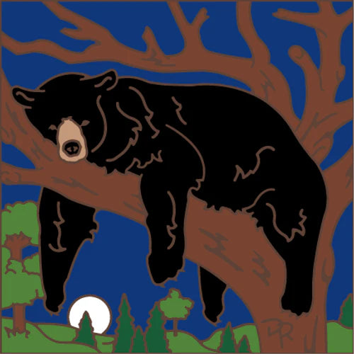 Bear Tree Nap Tile