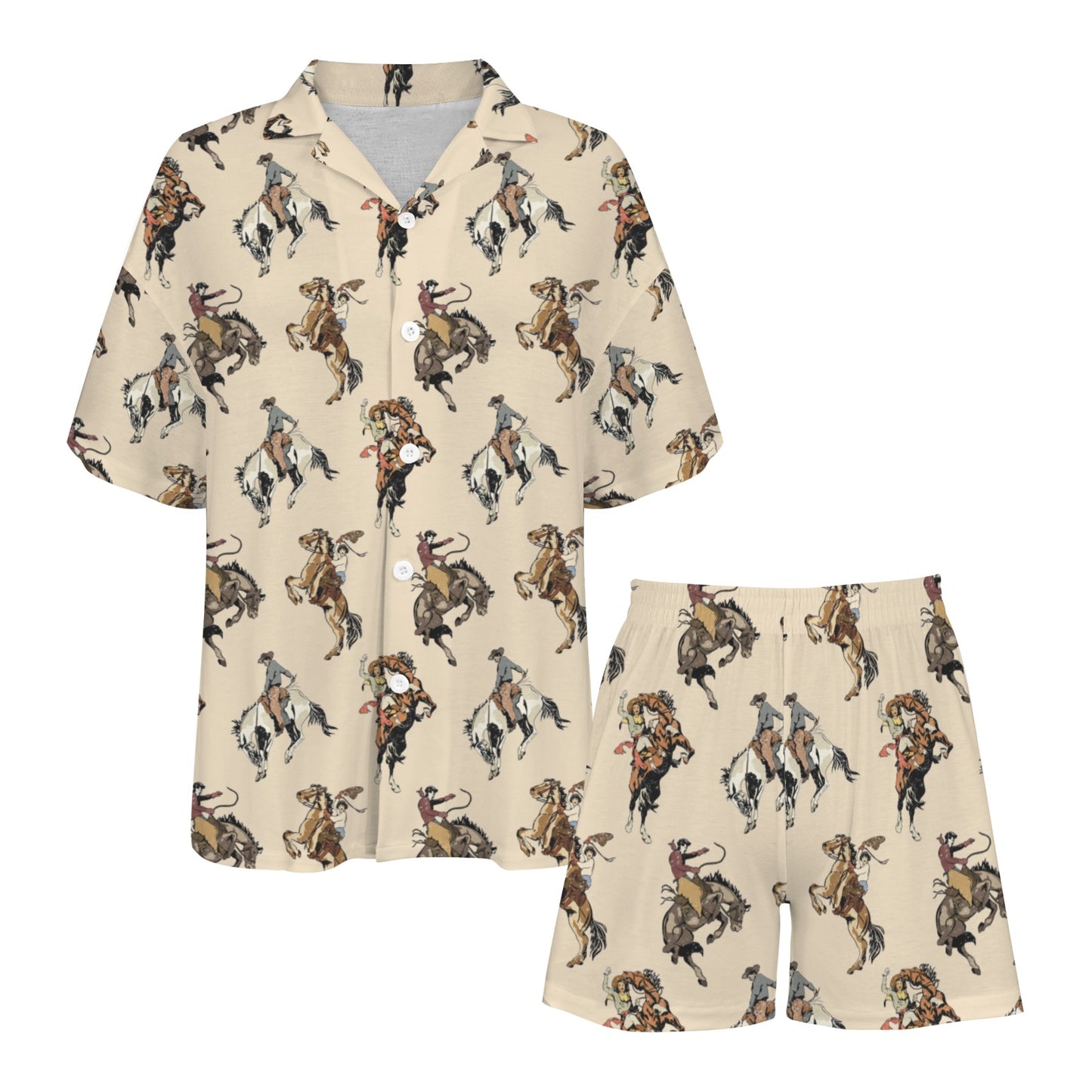 Baha Ranch Vintage Cowgirl Women's Pajamas Made in America