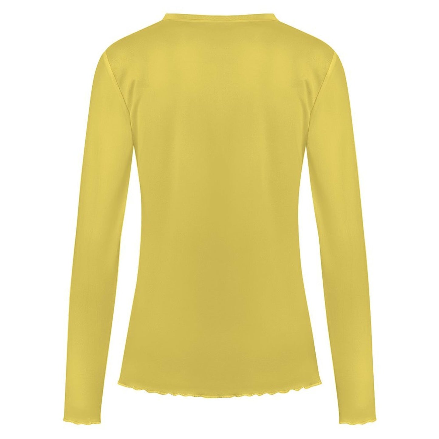 Baha Ranch Cowboy Western Long Sleeve Mesh Top