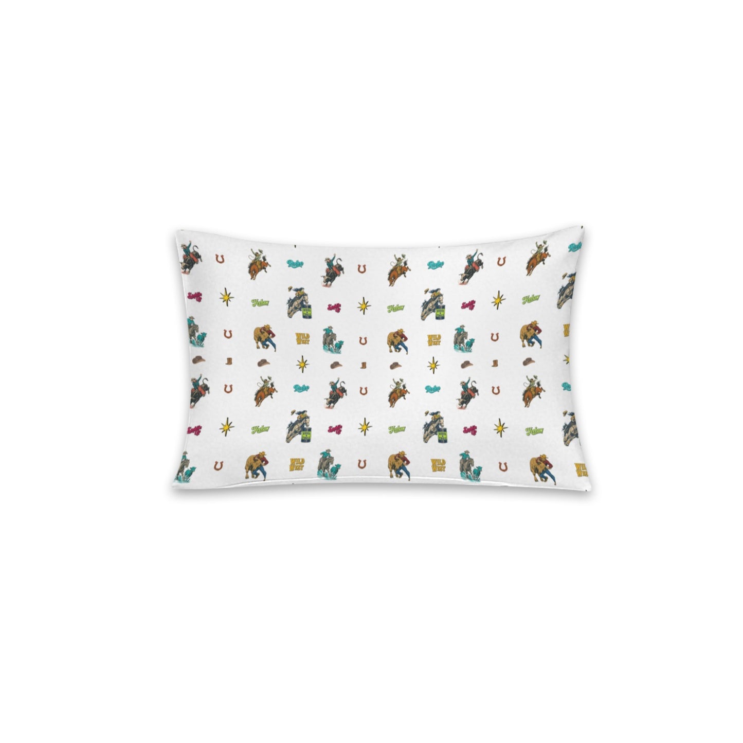 Baha Ranch the Last roundup Collage Pillow Case Made in America