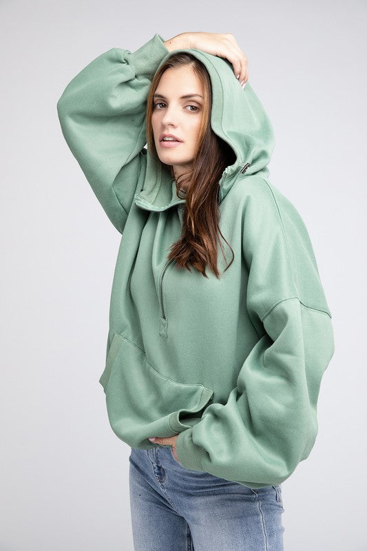 Stitch Detailed Elastic Hem Hoodie choice of colors