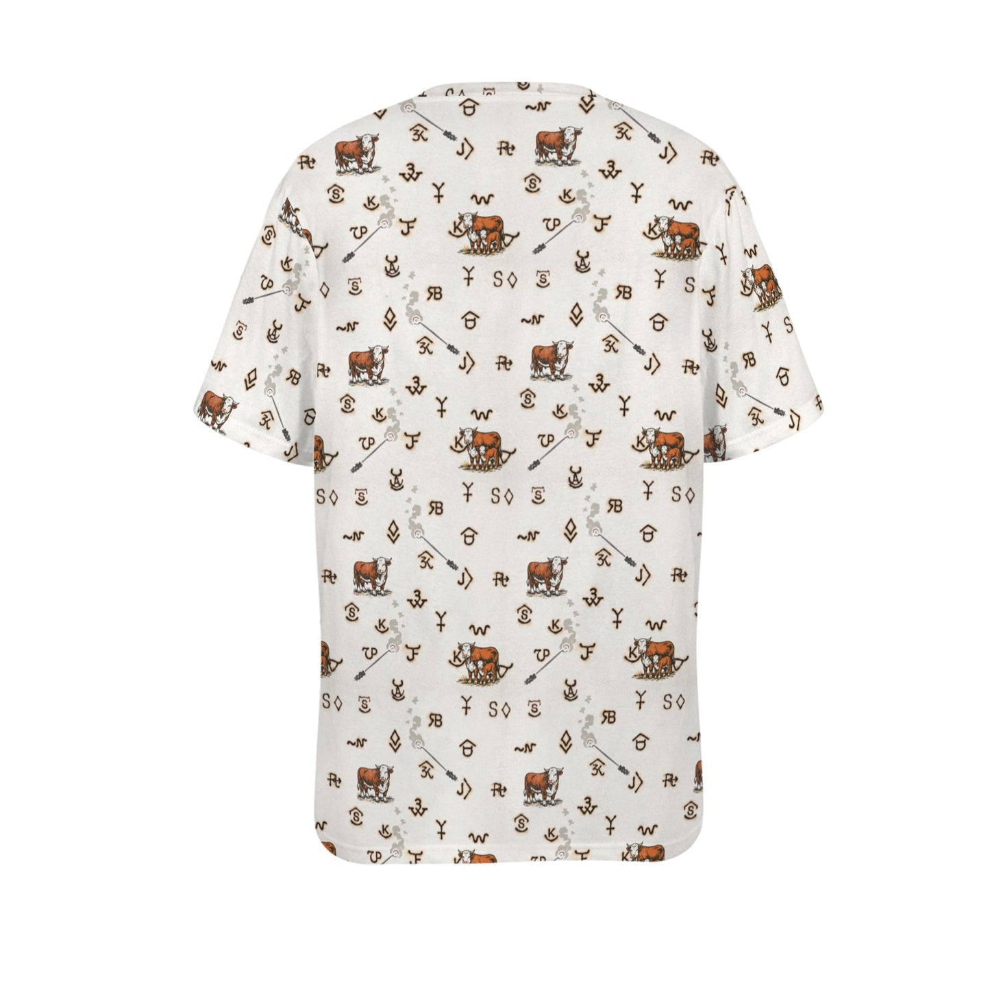 Baha Ranch Hereford Cattle Brands T shirt