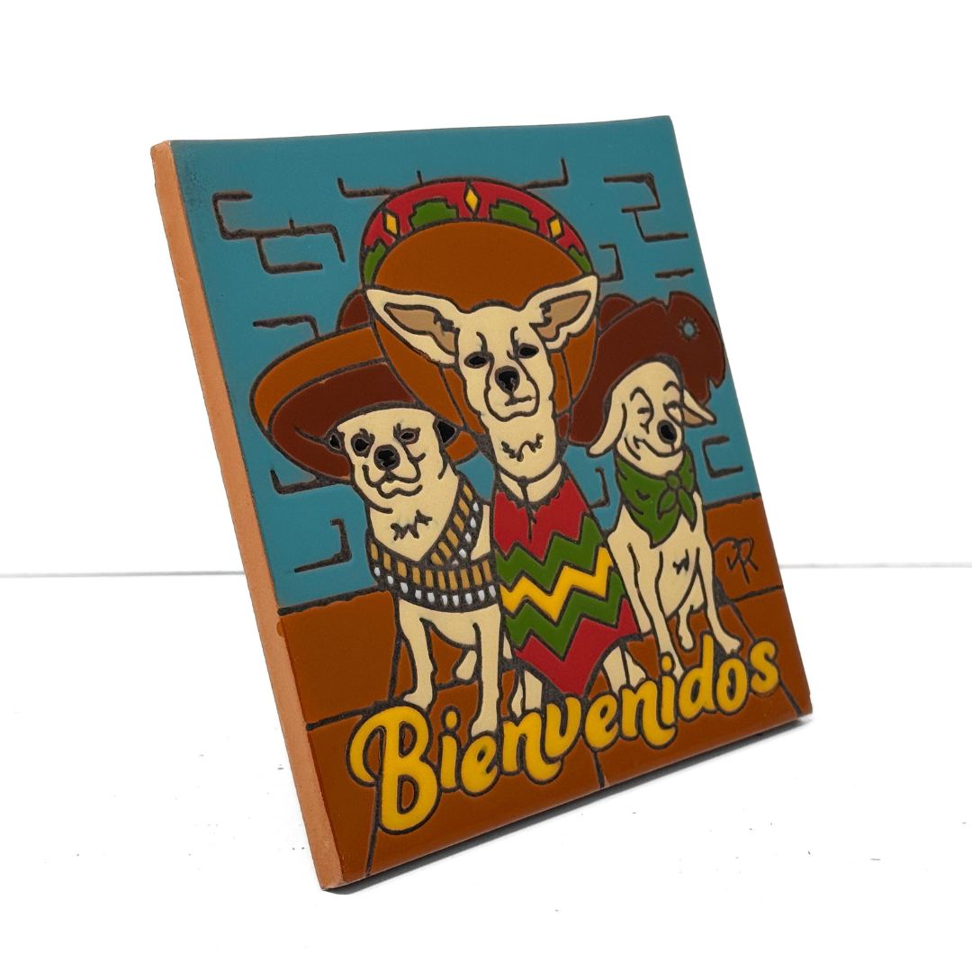 3 Amigos Bienvenidos Tile