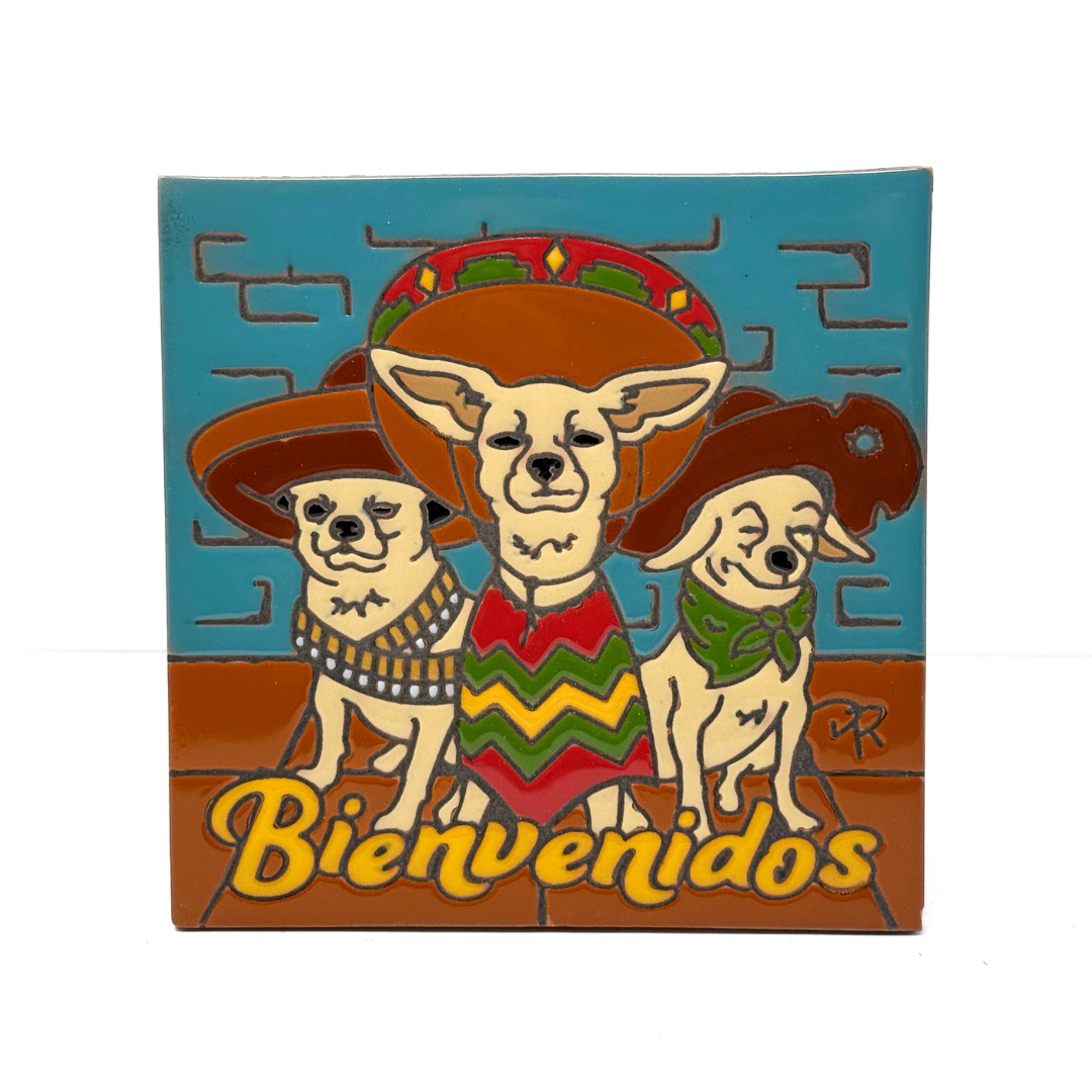 3 Amigos Bienvenidos Tile