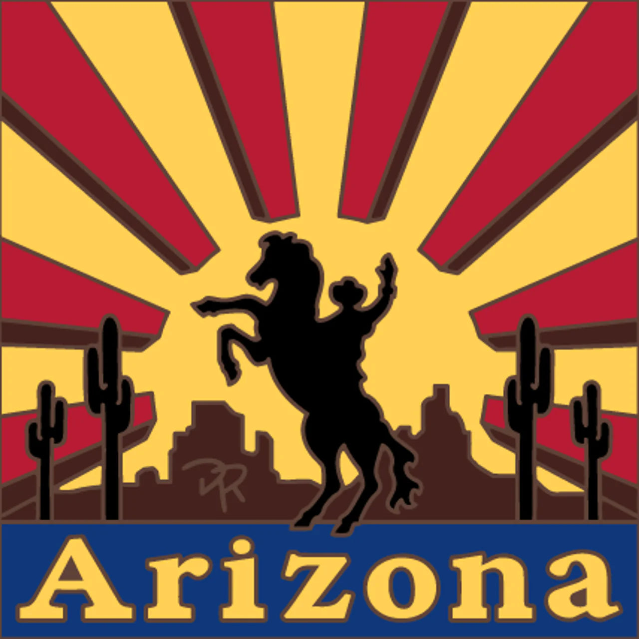 Arizona Wild West Tile
