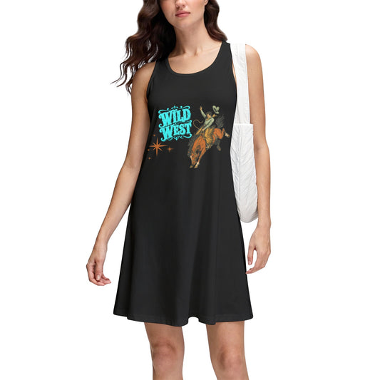 Baha Ranch The Last Roundup Wild West Bronc Rider Tank Dress Made in America
