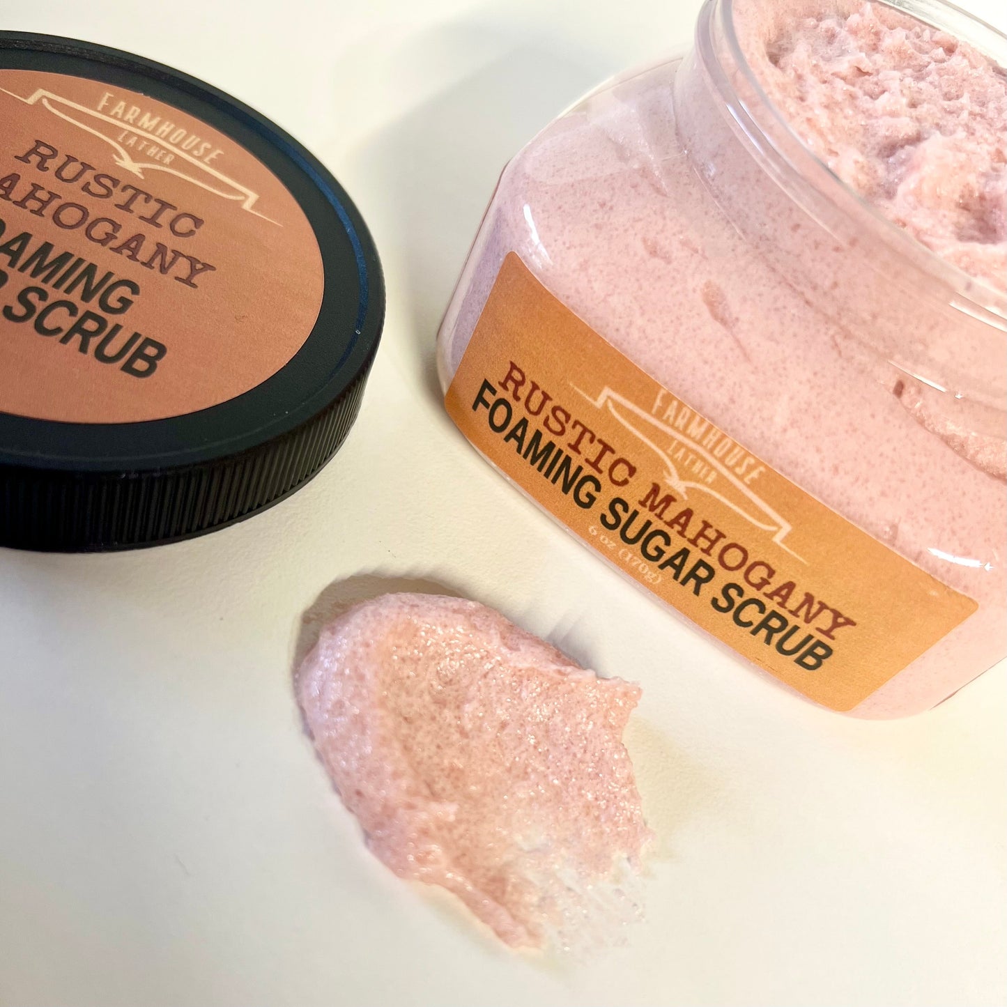 Farmhouse Lather Rustic Mahogany