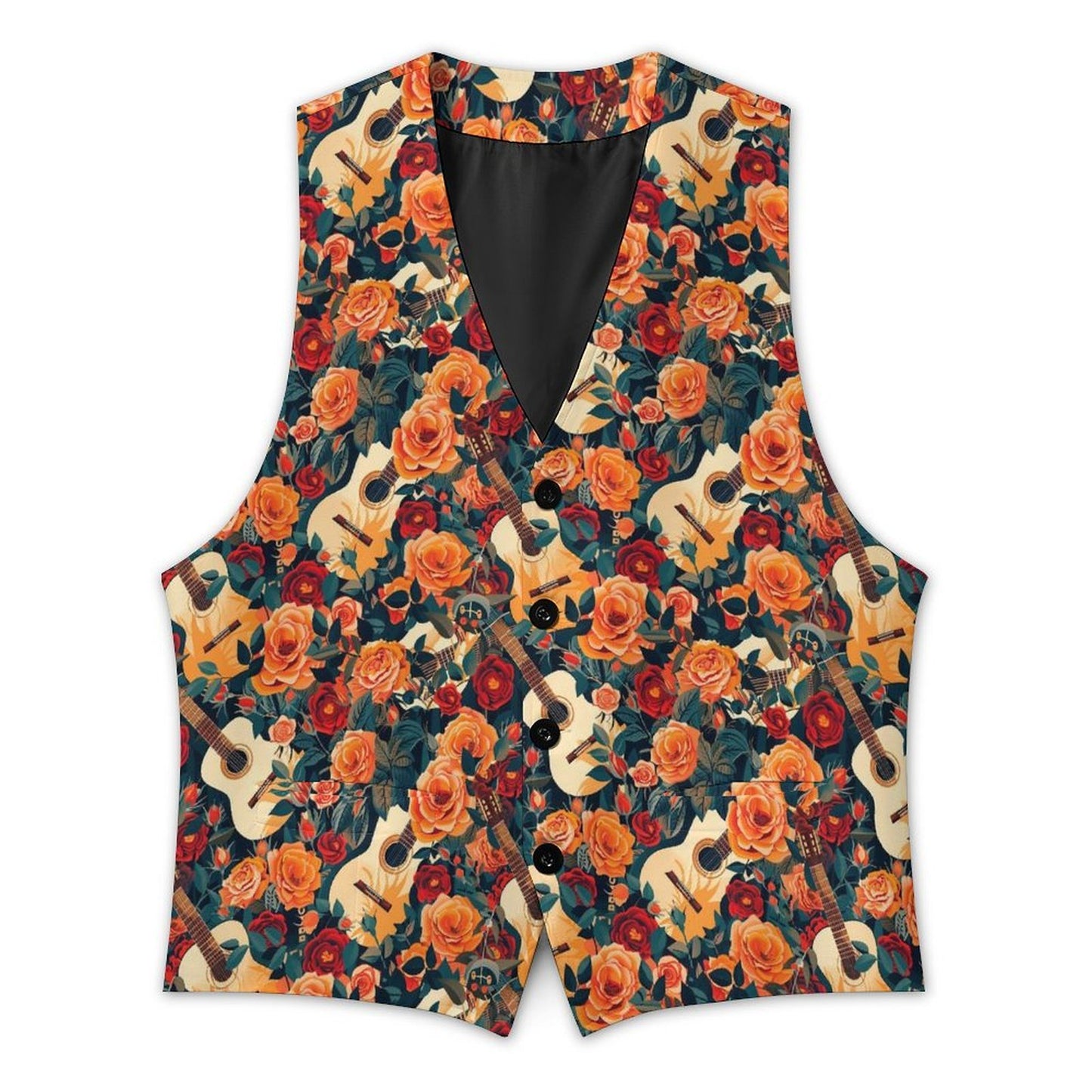 Baha Ranch Southwestern Aztec Men's Sleeveless Suit Vest