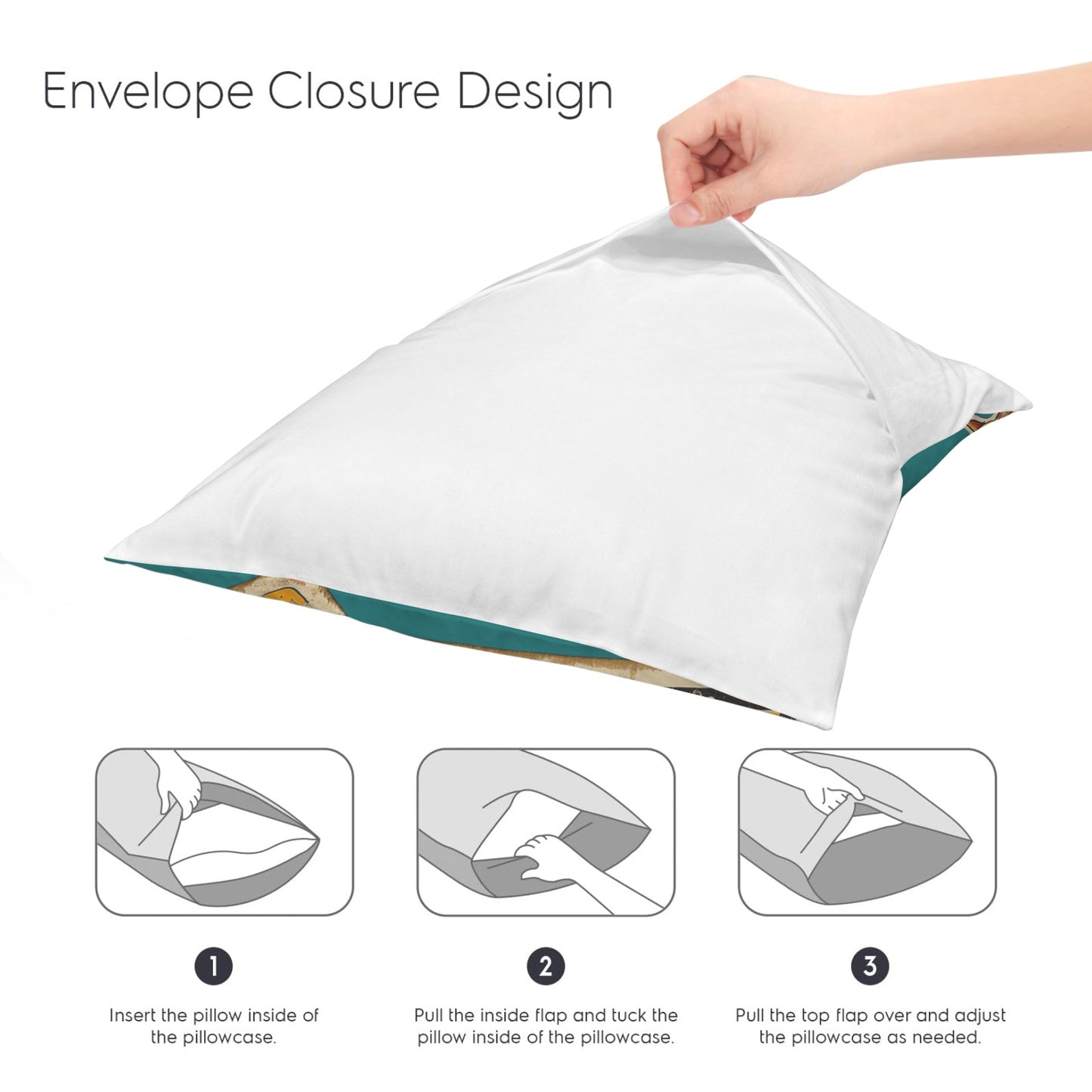 Baha Ranch Saddle Up Velvety Soft Pillow Case Made in America