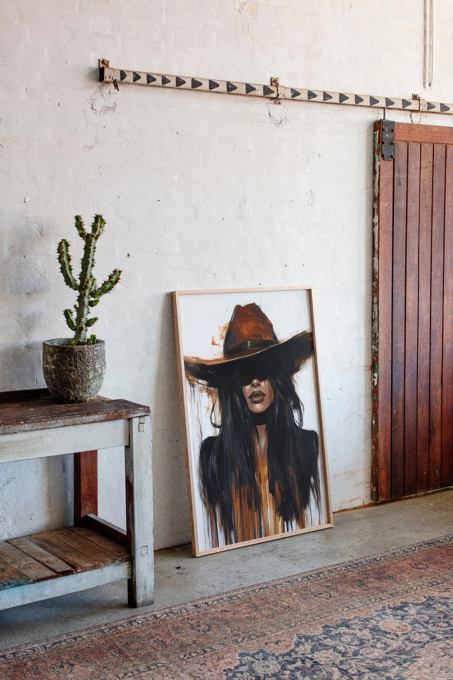 Midnight Dust – Western Cowgirl Wall Art