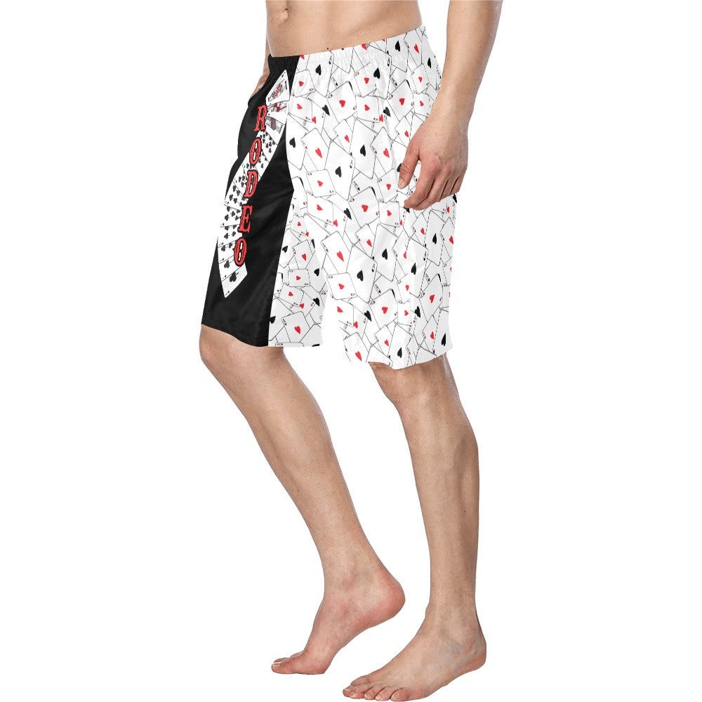 Rodeo Vegas Mens Western Swim Trunks Shorts