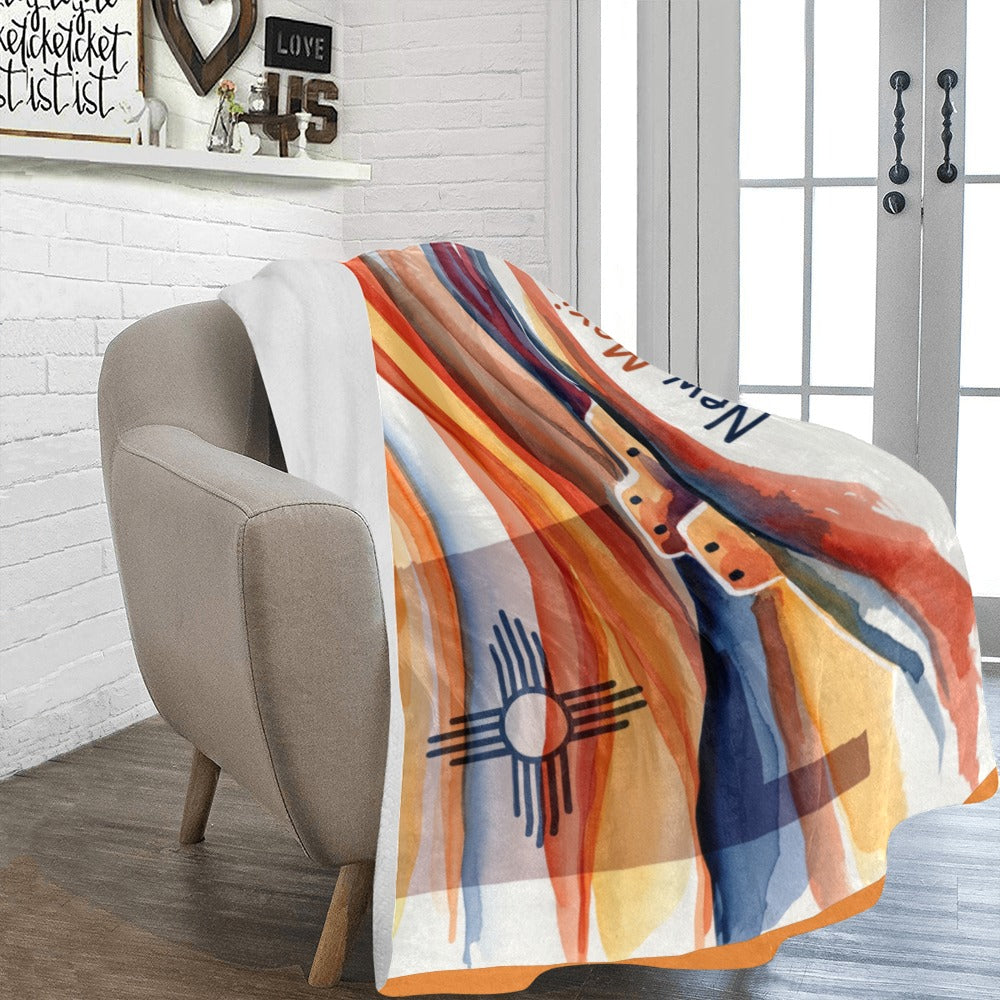 New Mexico Throw Ultra-Soft Micro Fleece Blanket 60" x 80" Made in America