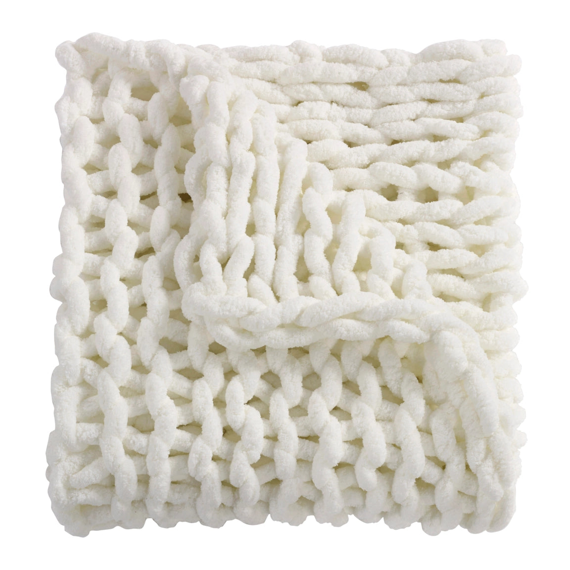 Chenille Chunky Knit Throw