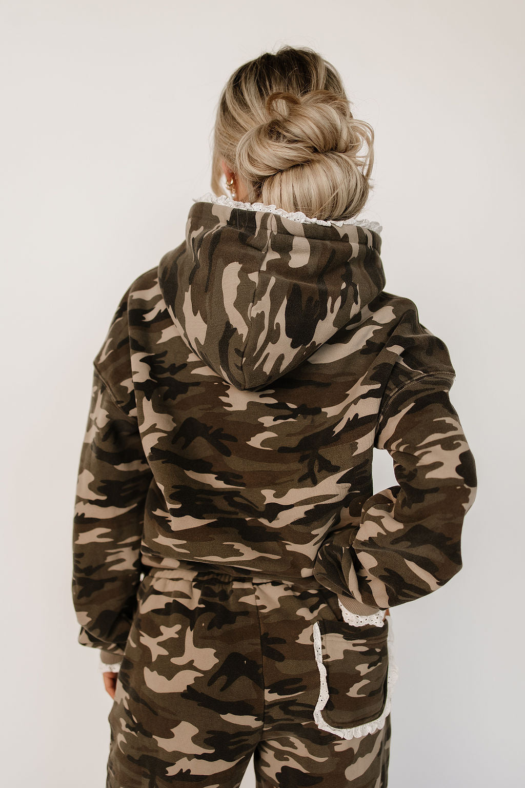 Ampersand Avenue Comfort Zone Hoodie - Camo Lace