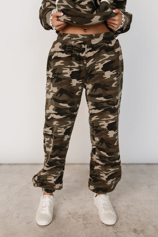 Ampersand Avenue Comfort Zone Joggers - Camo Lace