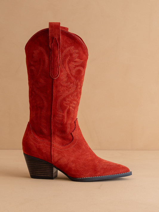 The Amaya | Red Classic Cowgirl Boot