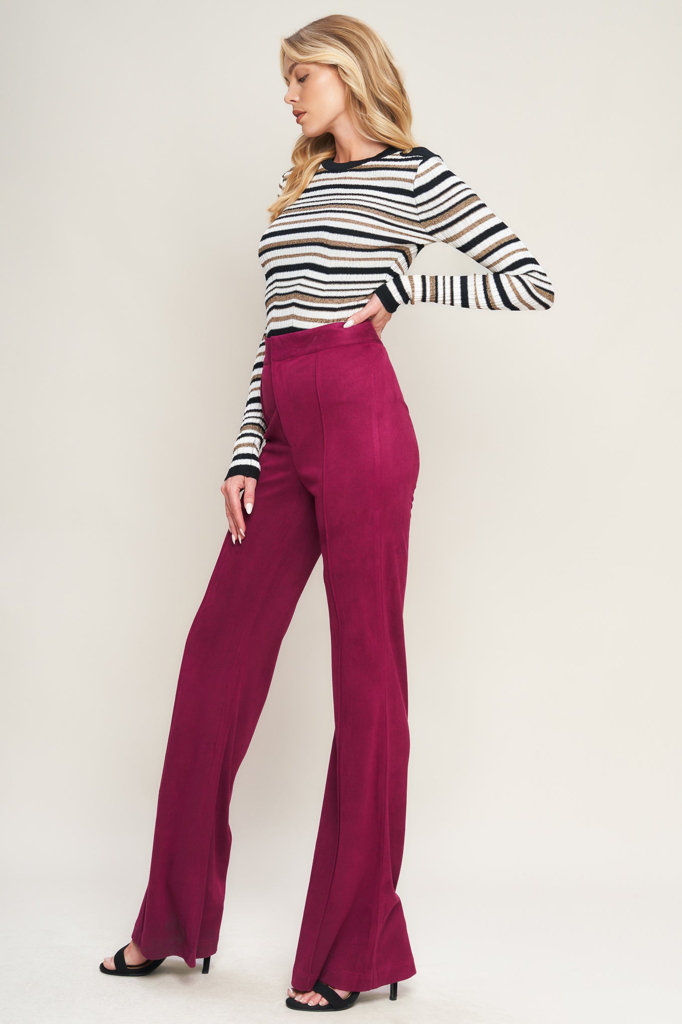 Flying Tomato Breezy Beauty Suede Pants