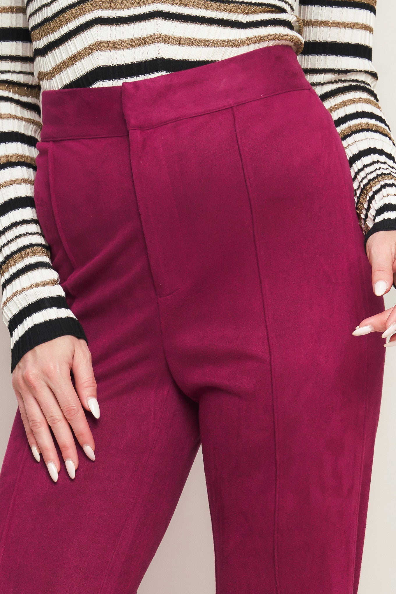 Flying Tomato Breezy Beauty Suede Pants