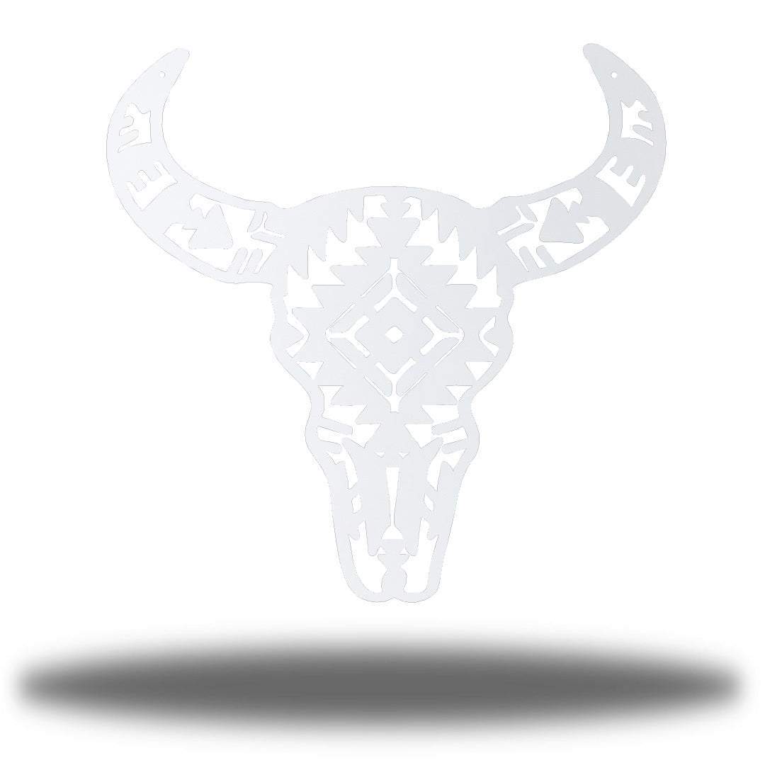Riverside Designs Cow Skull Metal Wall Art Choice of Colors Made in America