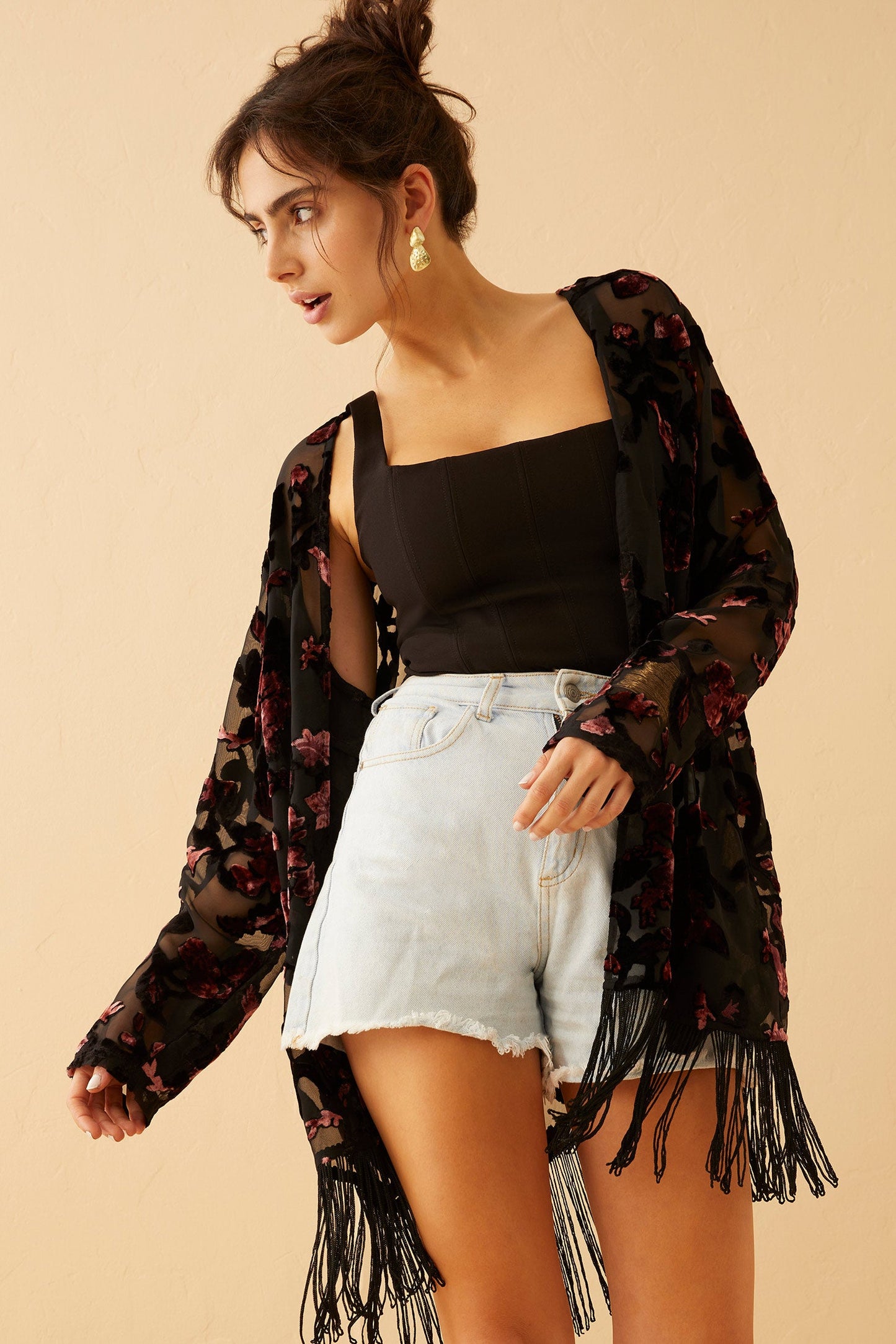 Myra Miss Terrie Floral Cardigan
