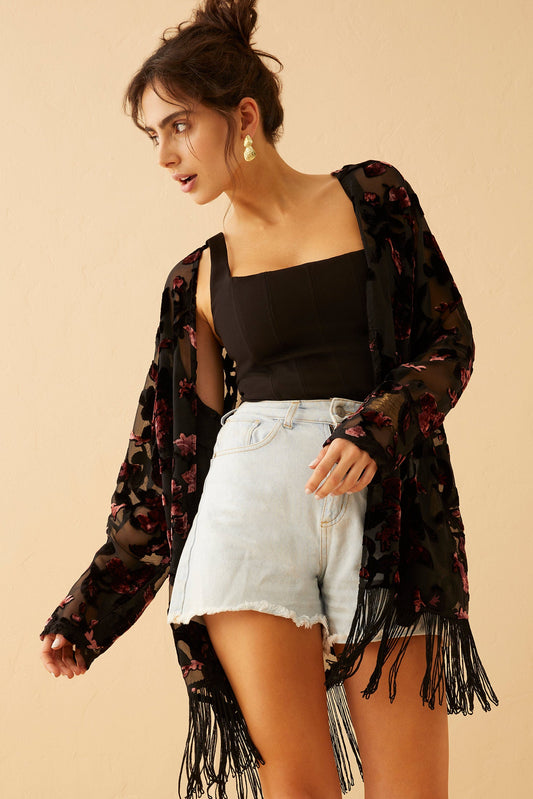 Myra Miss Terrie Floral Cardigan