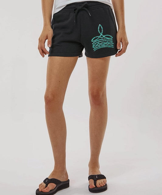 Turquoise Bootstich Shorts