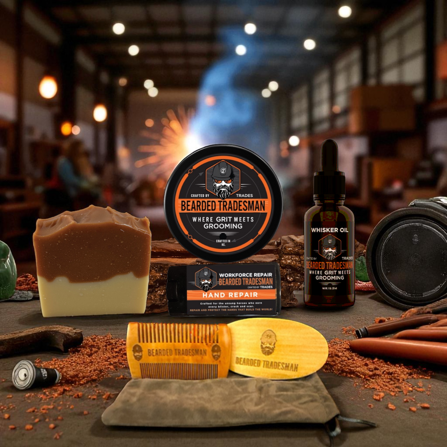 Bearded Tradesman Master's Grit Kit